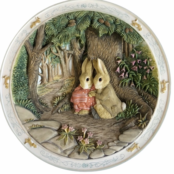 The Bradford Exchange | Accents | Beside His Cousin 3d Peter Rabbit ...